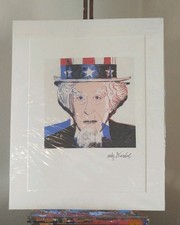 Uncle Sam Andy Warhol Original Print Aus Studio 54 Nummeriert 1071/5000 40x50 CM