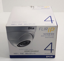 N243EW4 4MP Quad HD Weatherproof Outdoor Network POE IP Dome Camera NEW