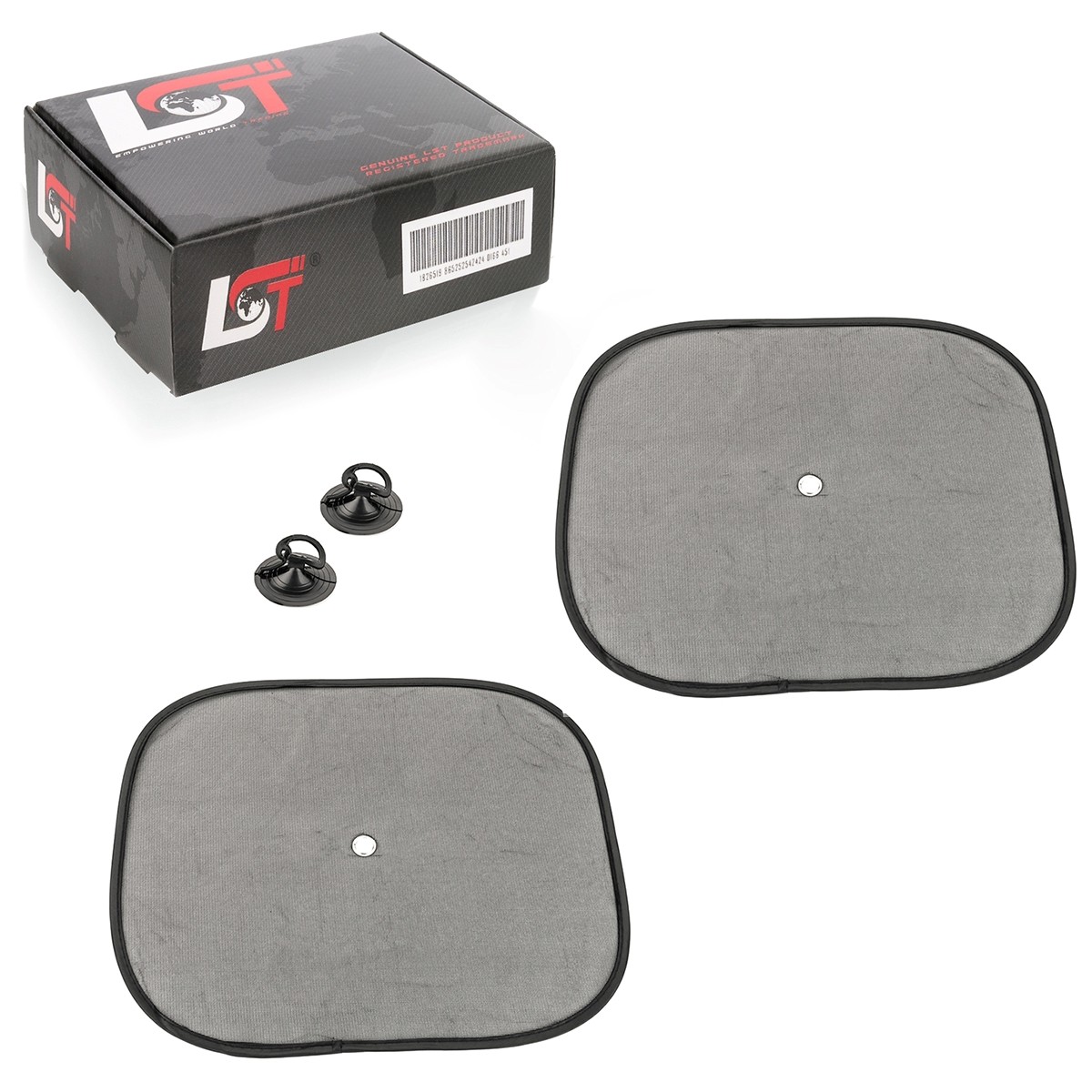 2x Rear Window Sunshade Sun Cover Transparent for Fiat
