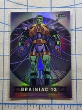 Fleer Brilliants Superman - Brainiac 13 #21 Purple Parallel - DC Card