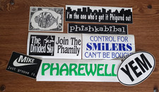 8 phish sticker bundle vintage stickers