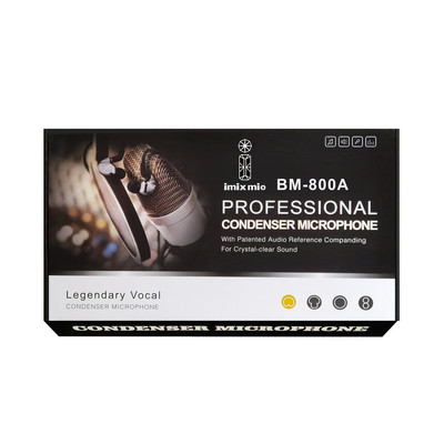 Microphone - BM-800A, USB Condenser Microphone Combo Set, new Opened Box 