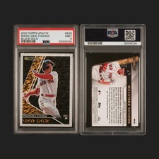 Topps 2023 Update Black Gold Masataka Yoshida #BG-8 Rookie PSA 9 Red Sox