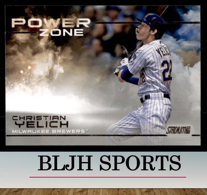 2019 Stadium Club #PZ-18 Christian Yelich Milwaukee Brewers (1C7)