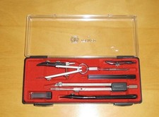 ELPA Tecnico Zirkelkasten mit Zubehör rot