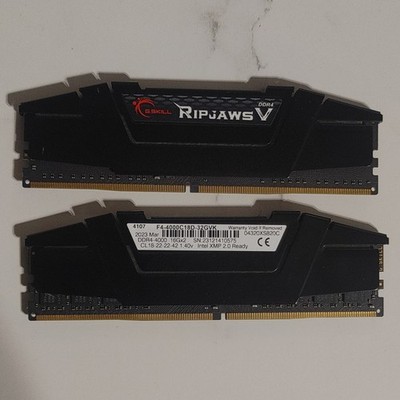 G.SKILL Ripjaws V DDR4-4000 32GB (2x16GB) DIMM 288-Pin Intel XMP 2.0 Ready