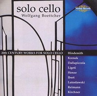 Wolfgang Boettcher - 20TH Century Works For Cello - Cd - G3Z