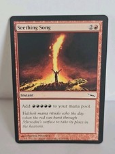 Mtg 🔥🔥 Seething Song 🔥🔥 Mirrodin MT/NM Regular Magic The Gathering