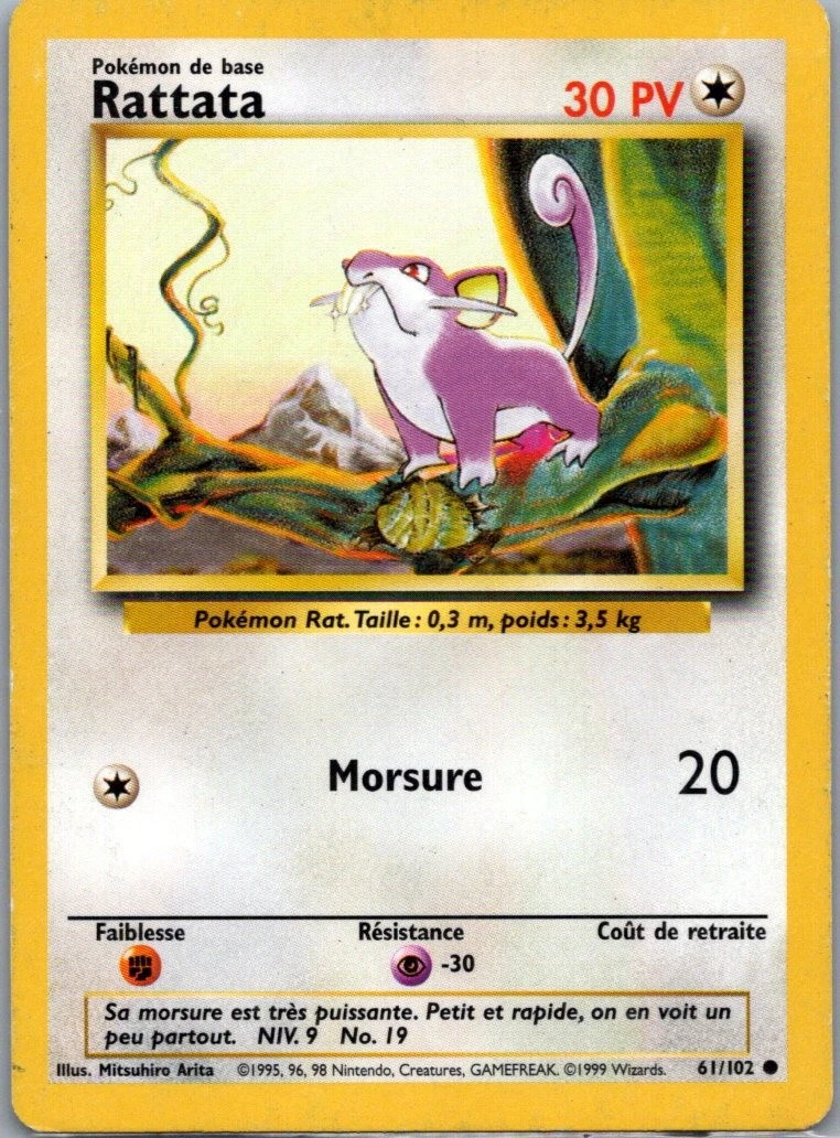 alolan rattata pokemon card Rattata Pokemon Card for sale
