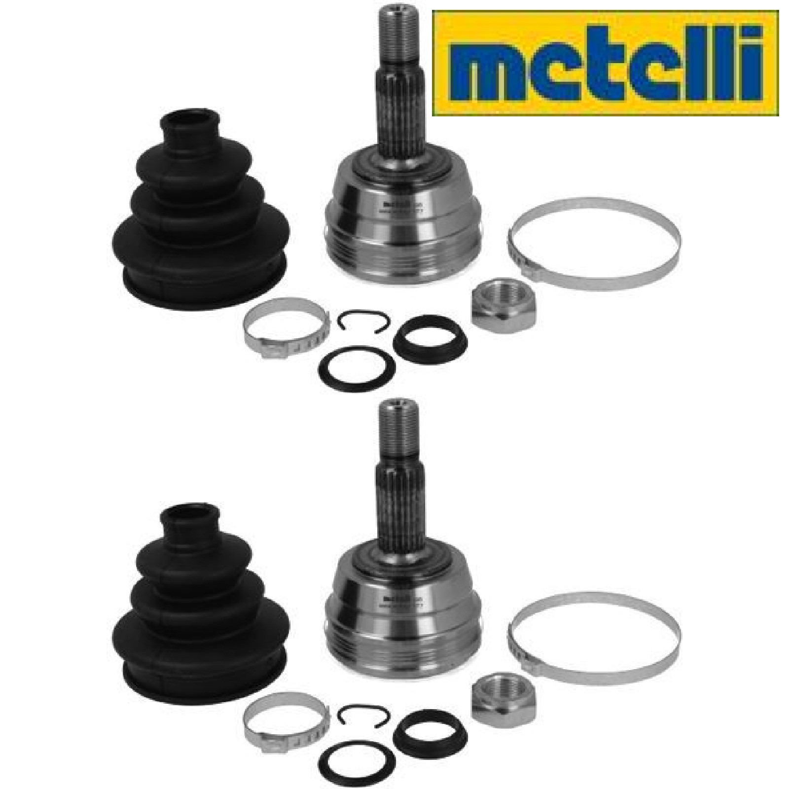2x Gelenksatz für Antriebswelle metelli 15-1096 2 Gelenksätze