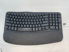 Logitech Wave Keys MK670 YR0096 Ergonomic Wireless Bluetooth Keyboard FREE S/H