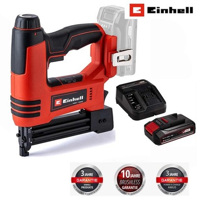 Einhell Akku-Nagler TE-CN 18 Li -18V,Tacker und  Nagler mit Akku 2.5Ah / Ladeger