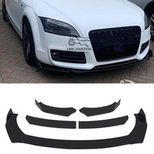 For Audi TT TTRS MK1 MK2 Lower Front Bumper Splitter Spoiler Lip Chin Body Kits