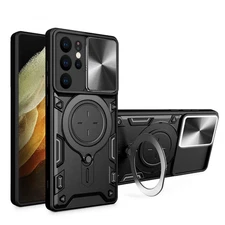 Samsung Galaxy S21 Ultra Case CamShield Armor Case with Slide Camera Cover PC TP