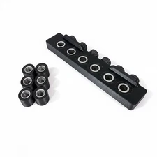 Vintage/Modern Combo Headstock Tuner Hole Drill Jig & Edge Guide