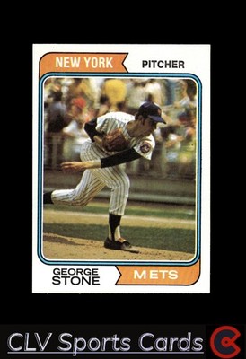 New York Mets George Stone #397 Topps Baseball Near Mint or Better