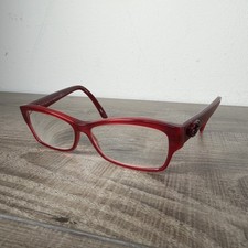 Rare Authentic Gucci GG 3203 O6A Red Glitter 53mm Frames Glasses Italy