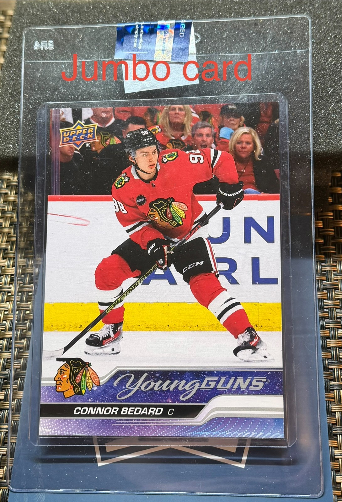Connor Bedard 2023-24 Upper Deck Series 2 Young Guns Jumbo (10 RC's mixed lot) view 2