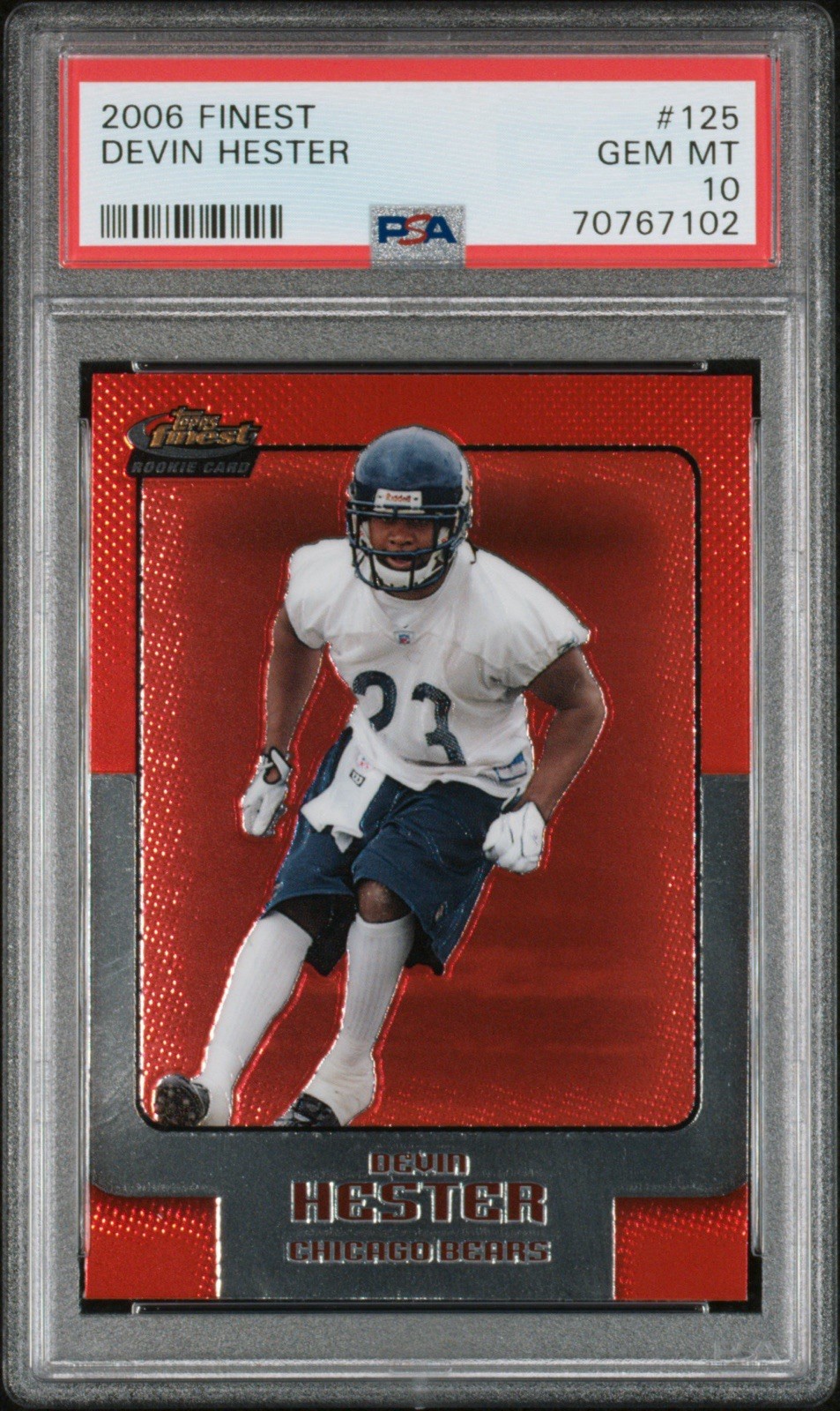 Devin Hester Finest #125 Base