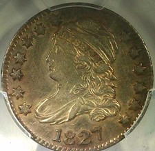 1827 Bust dime PCGS AU53!