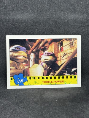 #ad Turtle Power 110 Teenage Mutant Ninja Turtles Movie Card LP $1.49