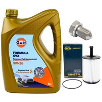 MotoröL Filter Set 5W-30 5 Liter + ÖLablassschraube FüR Audi A5 Seat Skoda VW