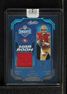 2021 Panini Absolute War Room Materials /199 Trey Lance #WRM-TLA Rookie RC 0gn5
