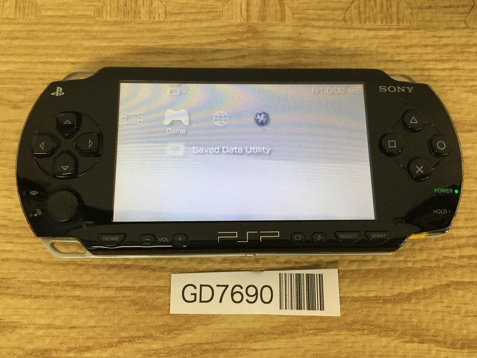 GD7690 Plz Read Item Condi PSP-1000 BLACK SONY PSP Console Japan