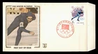 DR WHO 1980 CHINA PRC FDC WINTER OLYMPICS SPORTS Z SILK CACHET w27873