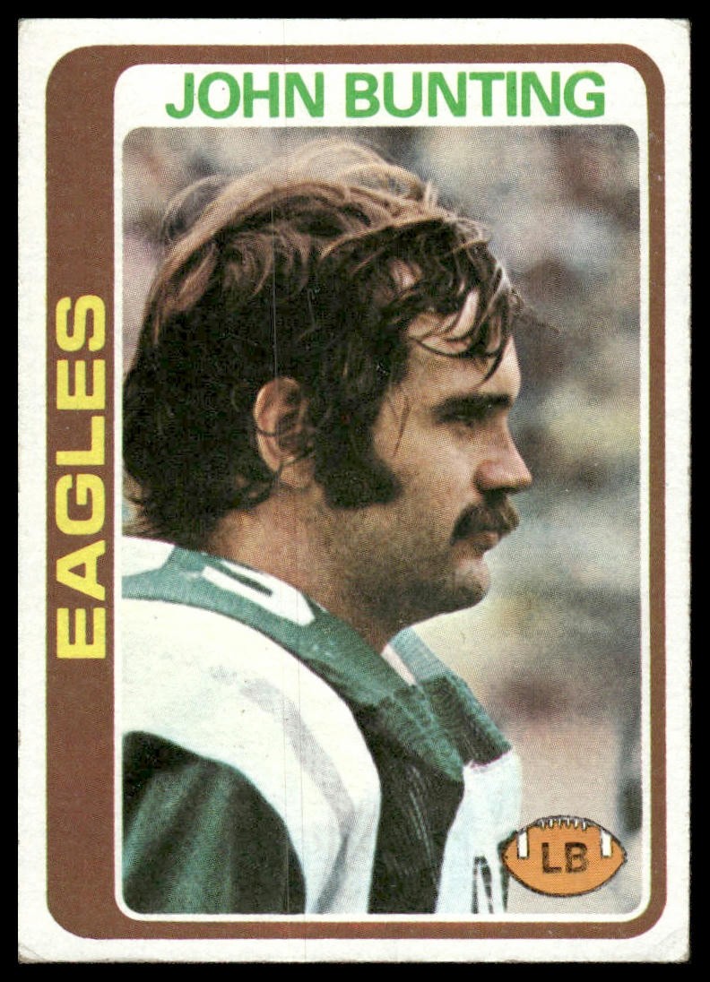 John Bunting 1978 Topps #319 Philadelphia Eagles
