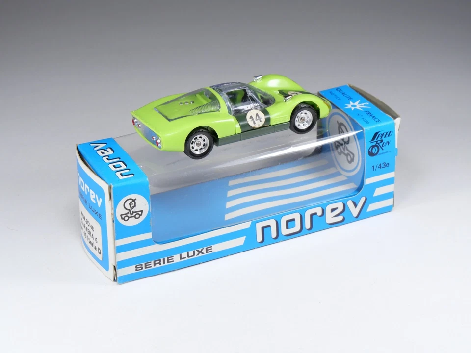 NOREV - SÉRIE LUXE / PLASTIGAM - 149 - Porsche Carrera 6 - Vert pomme - En boite - Photo 2/4