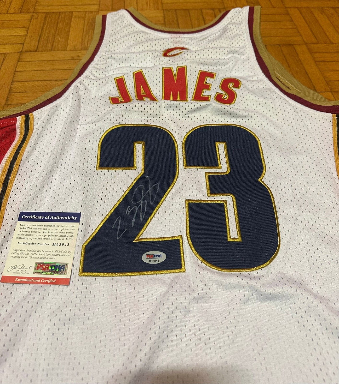 Signed Lebron James Psa Dna Coa Jersey