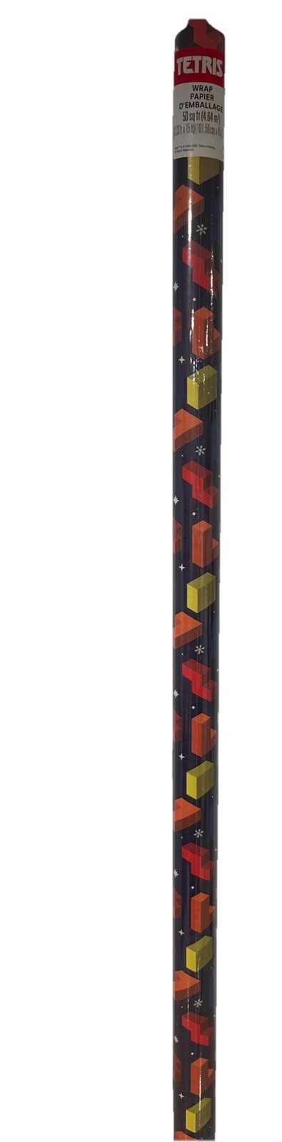 Tetris Pieces Snowflakes Christmas Video Game 50 Sq Ft