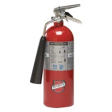 BUCKEYE 45100 Fire Extinguisher,Aluminum,Red,BC 35WT14