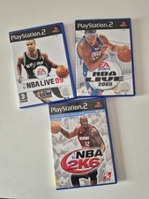 PS 2 NBA Bundle EA Sports Basketball Live 09 Live 2005 2K6 Guter Zustand,
