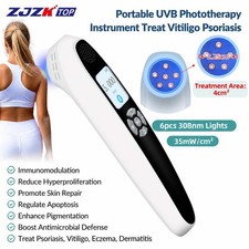 308nm UVB Light Therapy Lamp 6 Diodes for Targeted Skin Treatment Arms Legs Back