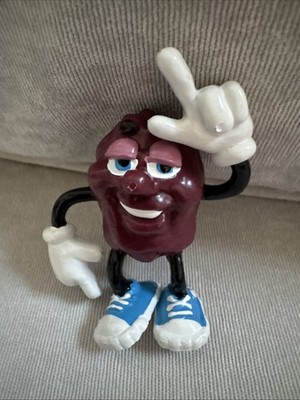 Vintage California Raisins CALRAB Original Justin x Grape Dancing Figure 1987 