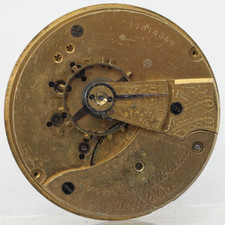 WALTHAM GRADE NO. 81, 18s 15j 11314349 POCKET WATCH MOVEMENT FOR REPAIR CC