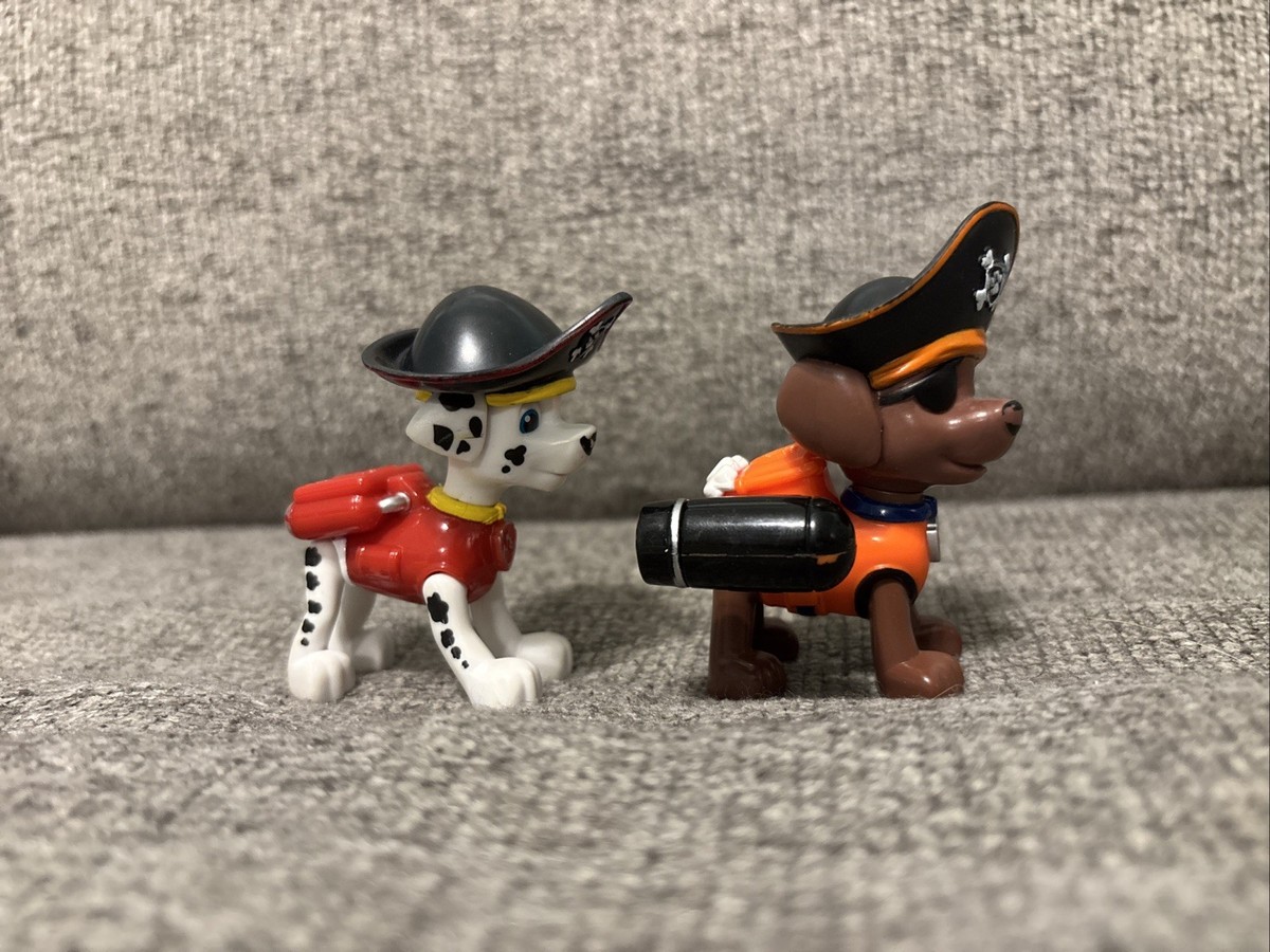 PAW PATROL Pirate Pups Marshall Figure Zuma Spin Master READ