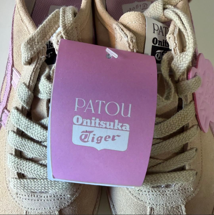 Patou x Onitsuka Tiger Mexico 66 Sneakers Beige Pink 24cm US7