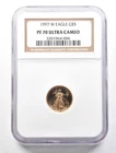 1997-W American Gold Eagle 1/10 oz — photo from another recent sale