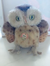 Steiff vintage Owl,with Swivel Head, German Made, Wittie. sm. owl sold alone