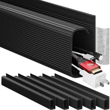 Cable Management Under Desk Kit 6 Units - Under Desk Cable Management Cord Hid