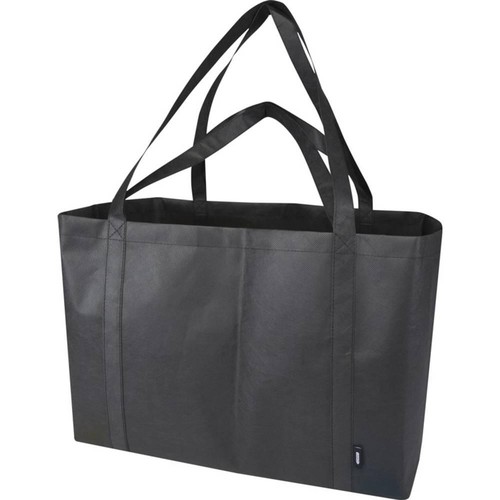 Jumbo Tragetasche Vliesstoff recycelt 65 l / Einheitsgröße einfarbig schwarz PF4626