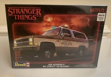 Reveal - Stranger Things - Jim Hopper's '85 Chevy K5 Blazer Model Kit (SEALED)