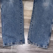 Rustler Vintage Relaxed Fit Straight Leg Blue Denim Jeans 36x32