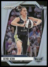 Sevgi Uzun Rookie RC 2024 Panini Prizm WNBA #92 Silver Prizms Dallas Wings