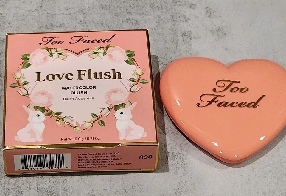 Too Faced Love Flush Watercolor Blush in  LOVE YOURSELF 0.21oz/6g NEW - Image 4 of 4