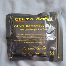 Image of Celox Rapid Haemostatic Z-Fold Gauze