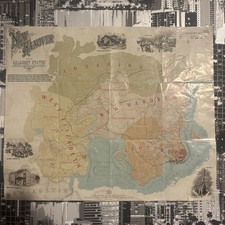 Red Dead Redemption 2 Map For New Hanover & New Austin